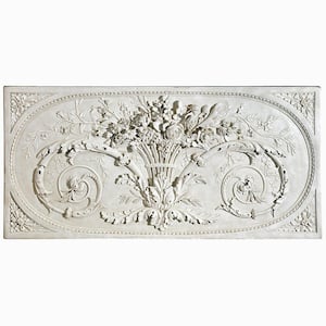 21 in. x 48 in. Le Bouquet Grand Sculptural Wall Frieze