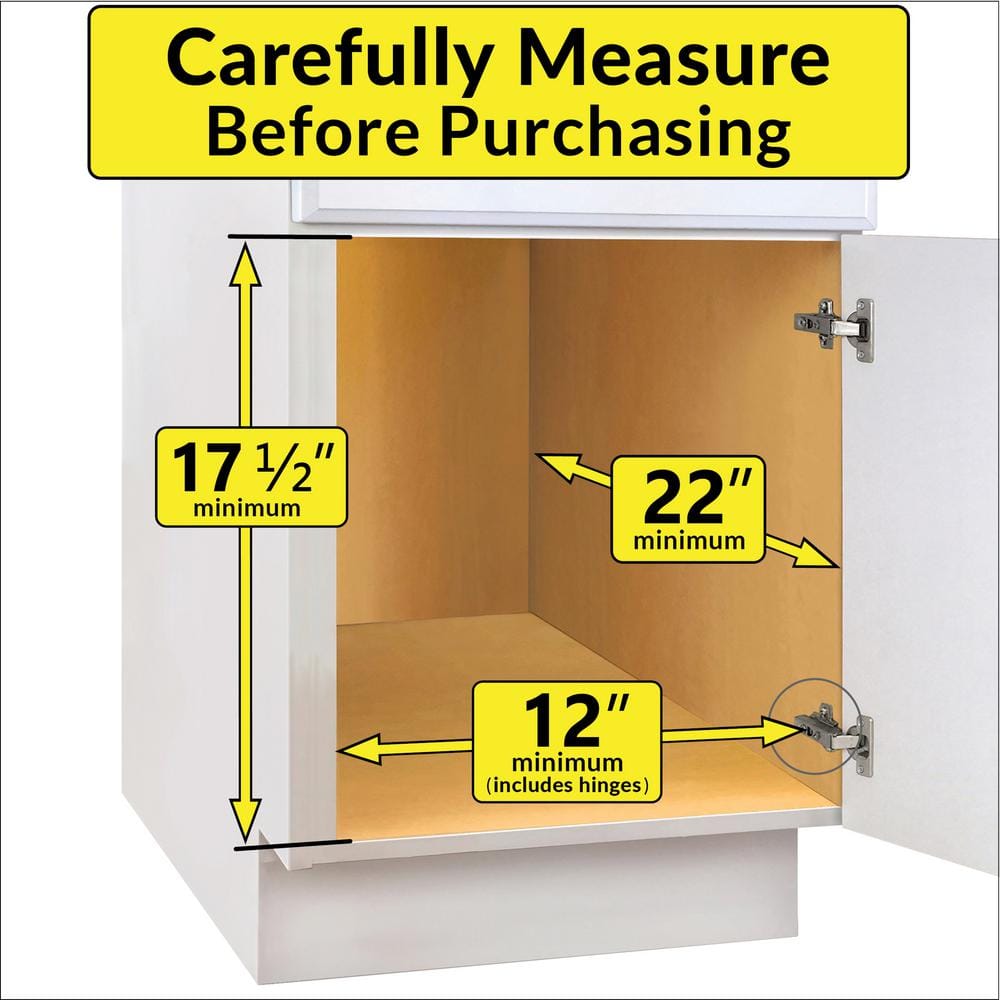 Lynk Professional 2-Tier Wood and Steel Pull Out Organizer