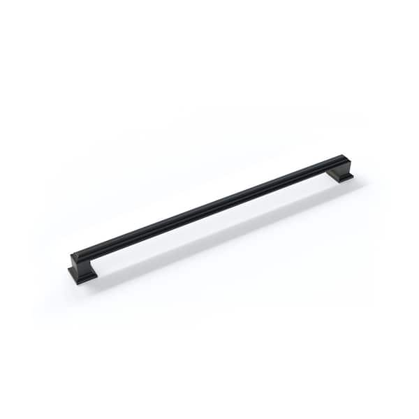 NewAge Products 11.375 in. (288 mm) Matte Black Drawer Pull Traditional