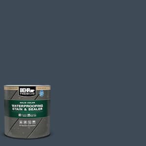 1 qt. #SC-101 Atlantic Solid Color Waterproofing Exterior Wood Stain and Sealer