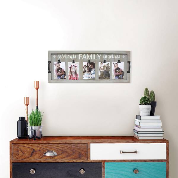 Fetco 4 in. x 6 in. Mulkey Family Collage Frame