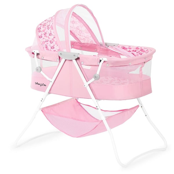 Dream On Me Pink Karley Bassinet 441 P The Home Depot