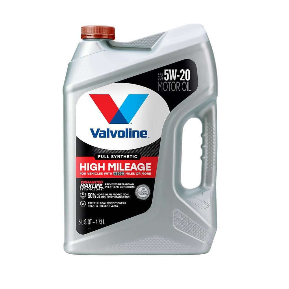 Valvoline 160 Fl Oz. 5W30 Full Synthetic High Mileage With Maxlife ...