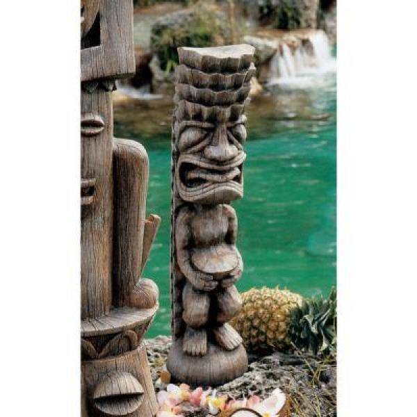 Design Toscano 24 in. H The God of the Luau Tiki God Garden Statue