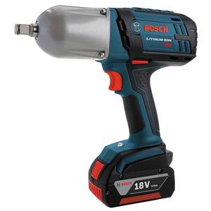 18 Volt Lithium-Ion Cordless Electric 1/2 in. High Torque Impact Wrench with Friction Ring Kit and Hard Case