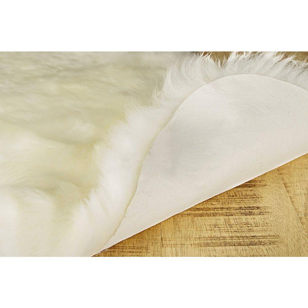 Luxurious Handmade Blue Sheepskin 48" x 72" Area Rug
