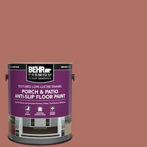 1 gal. #PFC-01 New England Brick Textured Low-Lustre Enamel Interior/Exterior Porch and Patio Anti-Slip Floor Paint