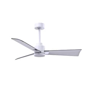 Alessandra 42 in. 6 Fan Speeds Ceiling Fan in White with Remote Control Included