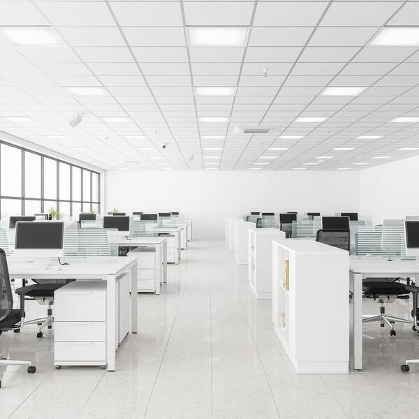 ENERGETIC LIGHTING 2 ft. x 2 ft. 3800 Lumens Integrated LED Troffer light 3500K/4000K/5000K Selectable Wattage Selectable (4-Pack)
