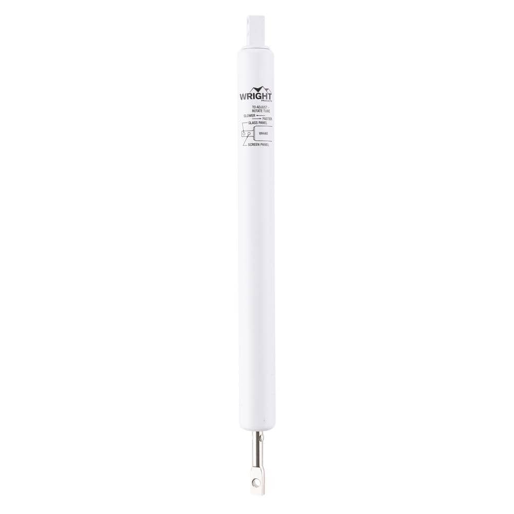 Wright Products Medium Duty Hydraulic White Door Closer, White