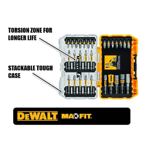 DeWalt MAXFIT Torx 1 in. L Security Bit Set S2 Tool Steel 7 pc. - Total  Qty: 3; Each Pack, Case of: 3 - Metro Market