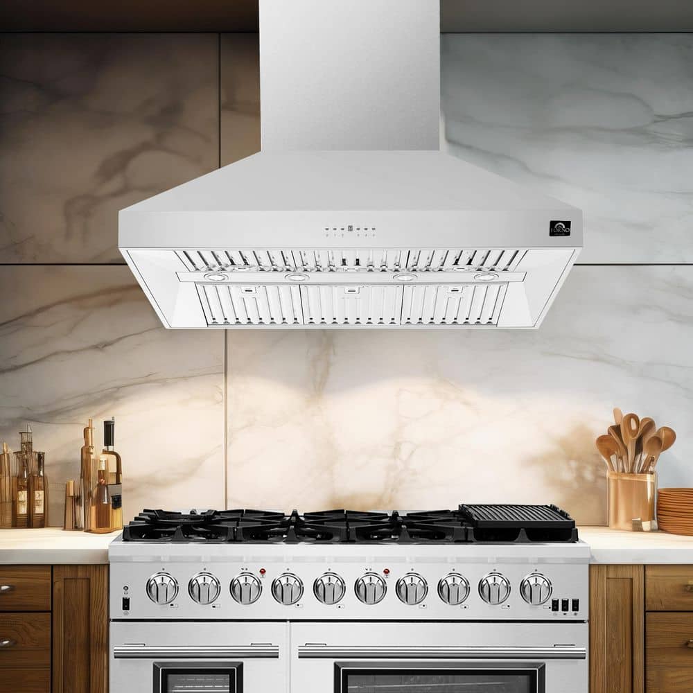 Orvieto 48-Inch Stainless Steel Wall Mounted Range Hood