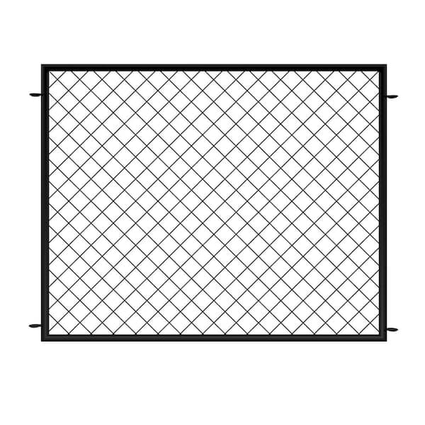 Vigoro 37.3 in. H x 51 in. W Metal Diamond Mesh Garden Fence Panel