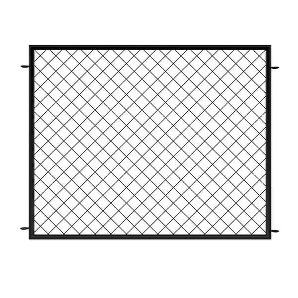 37.3 in. H x 51 in. W Metal Diamond Mesh Garden Fence Panel
