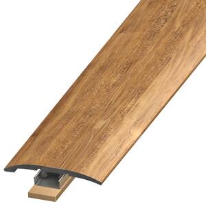 DuraDecor Classy Chic Talk of the Tawny 0.25 in. T x 2 in. W x 94 in. L 3-in-1 Transition Molding