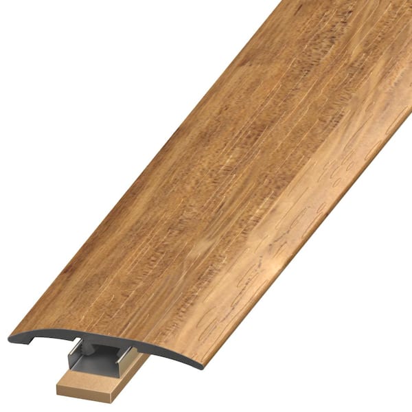 DuraDecor Polished Pro Truly Brown 0.25 in. T x 2 in. W x 94 in. L 3-in-1 Transition Molding