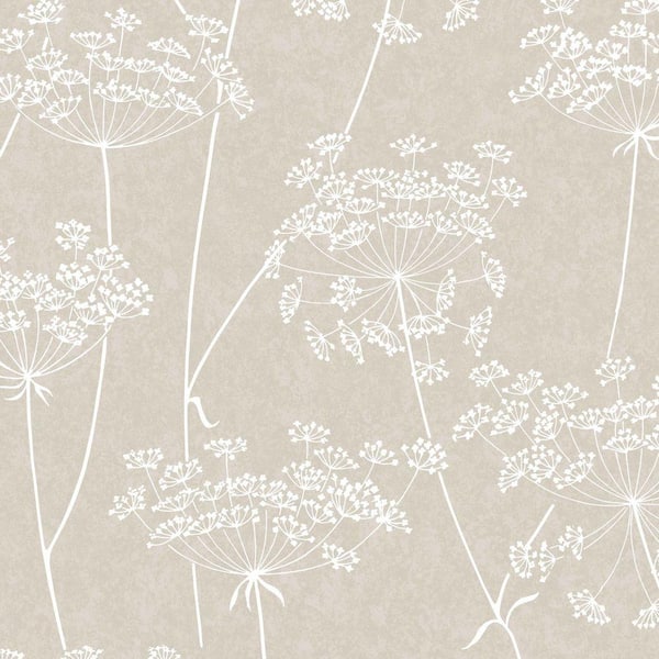 Graham & Brown Aura Taupe Vinyl Strippable Wallpaper (Covers 56 sq. ft.)