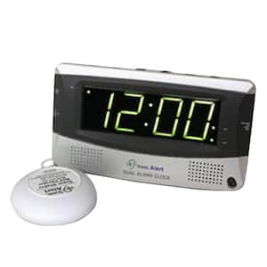 Dual Digital Alarm Clock with Bed Shaker