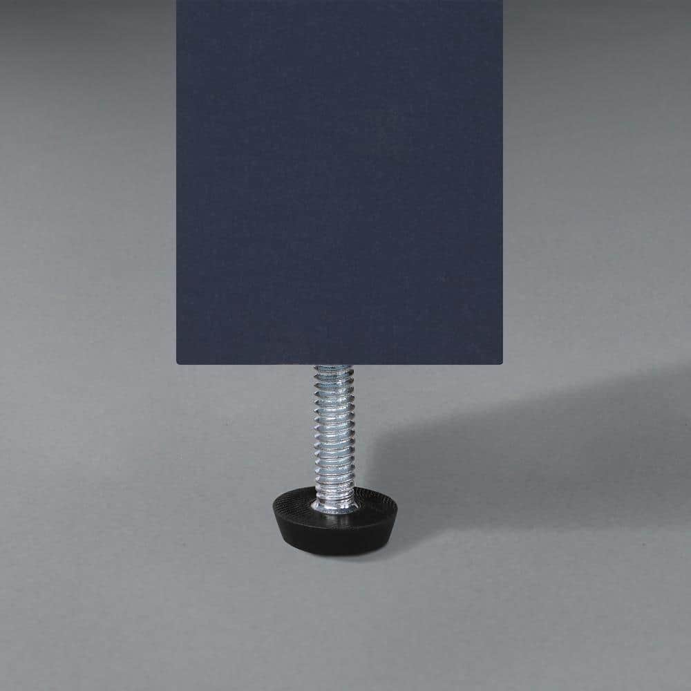 Midnight Blue Freestanding Bathroom Vanity with Marble Top