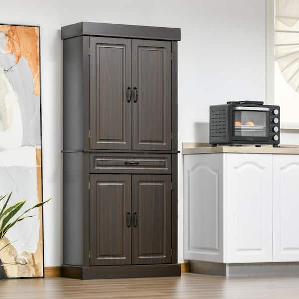 HOLTICO 41'' Freestanding Pantry Cabinet, Kitchen Pantry Storage