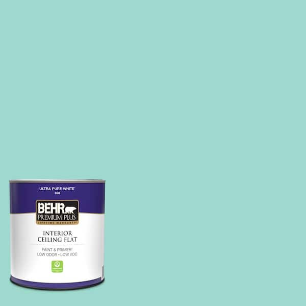 1 qt. #P440-3 Fishpond Ceiling Flat Interior Paint