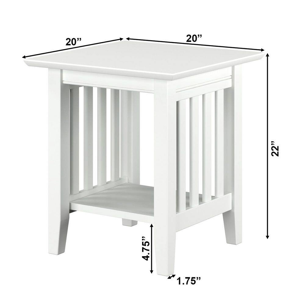 Mission Walnut End Table - thumbnail 8