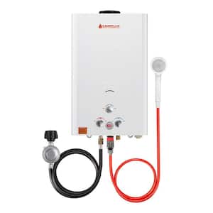 4.22 GPM 110,000 BTU Outdoor Portable Propane Tankless Water Heater with LED Display