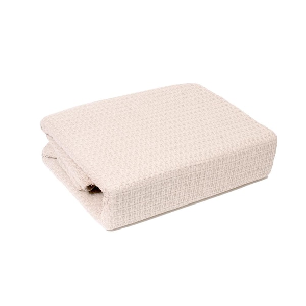 Lintex Marquis Ivory Cotton Full/Queen Blanket