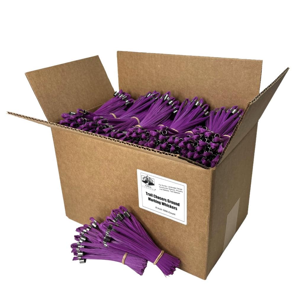 Purple 6 in. Marking Flags - (Whiskers), 1000-Pack price history on PriceWatchPro
