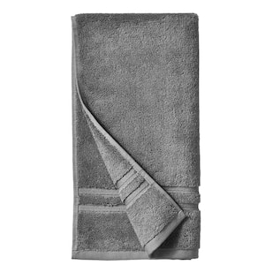 Turkish Cotton Ultra Soft Charcoal Gray Hand Towel