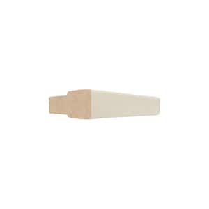 Newport  0.75 in. W X 2 in. D X 96 in. H Cream Painted Ornamental Cabinet Filler Stack T Molding