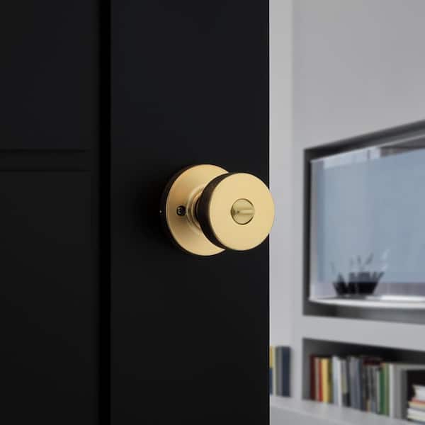 Kwikset 97402-858 Pismo - Pomo Cuadrado De Entrada Con Llave, Color