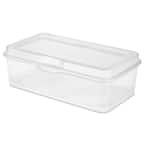 Storage, Small Flip Top Clear Boxes, Set of 4 –