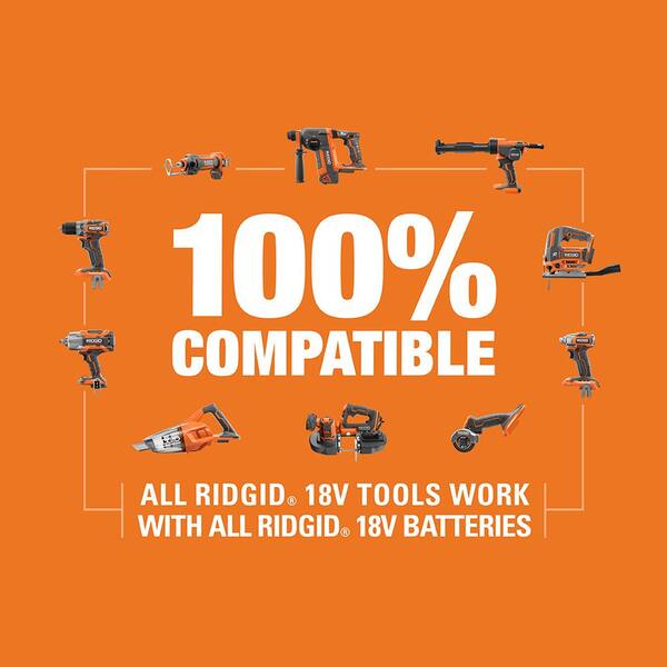 RIDGID Caulk Gun Adhesive Gun Cordless Anti Drip R84044 10 oz 18 Volt Tool  Only