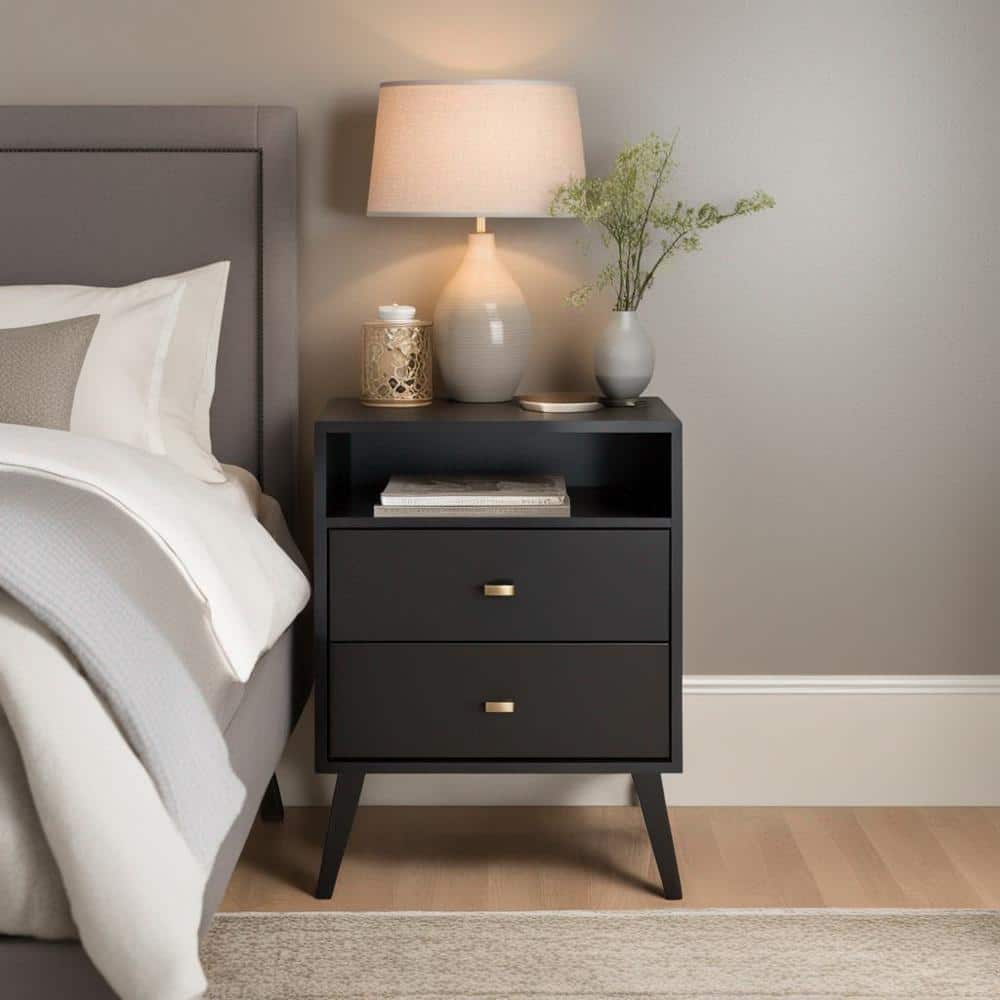 Dorm Shelves No Nails Nightstand for Raised Dorm Bed Height