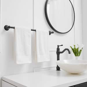 4-Piece Bath Hardware Set with Towel Bar/Rack,Towel/Robe Hook, Toilet Paper Holder in Oil Rubbed Bronze