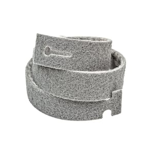 Blendex 24 in. L x 1-3/16 in. W T-Lock Belts GR Small Fine Surface Conditioning Strip Belts, Grey (Pack of 3)