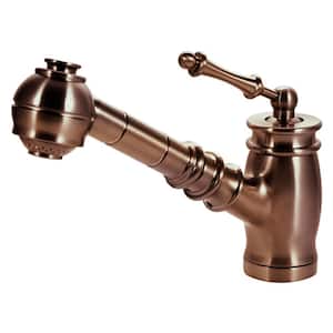 Scepter Single-Handle Pull Out Sprayer Kitchen Faucet with CeraDox Technology in Antique Copper