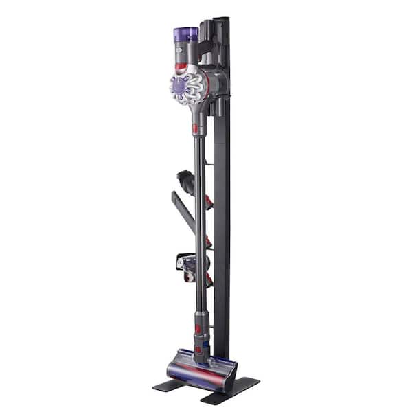 Vacuum Stand, Compatible With Dyson, Stable Vacuum Stand Holder with 6 Hooks for Dyson Cordless Upright Vacuum Cleaners