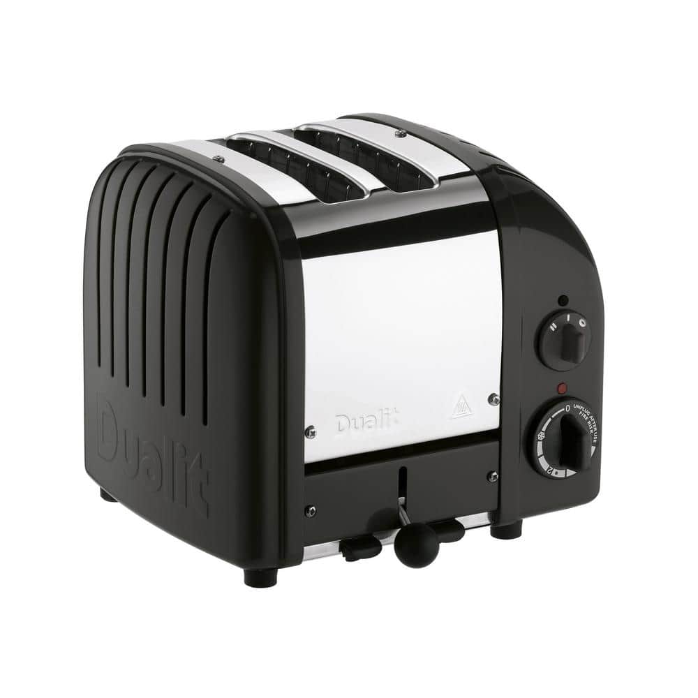 Dear Morning Toaster 2 Slice with 2 Wide Slots 7 Shade Settings and  Removable Crumb Tray Black Bread Toaster