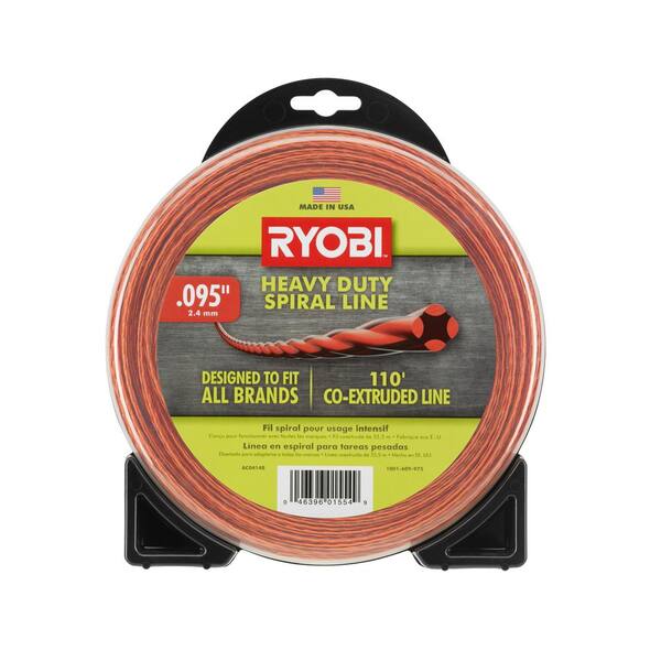 RYOBI 0.095 in. x 110 ft. Heavy-Duty Spiral Gas Trimmer Line