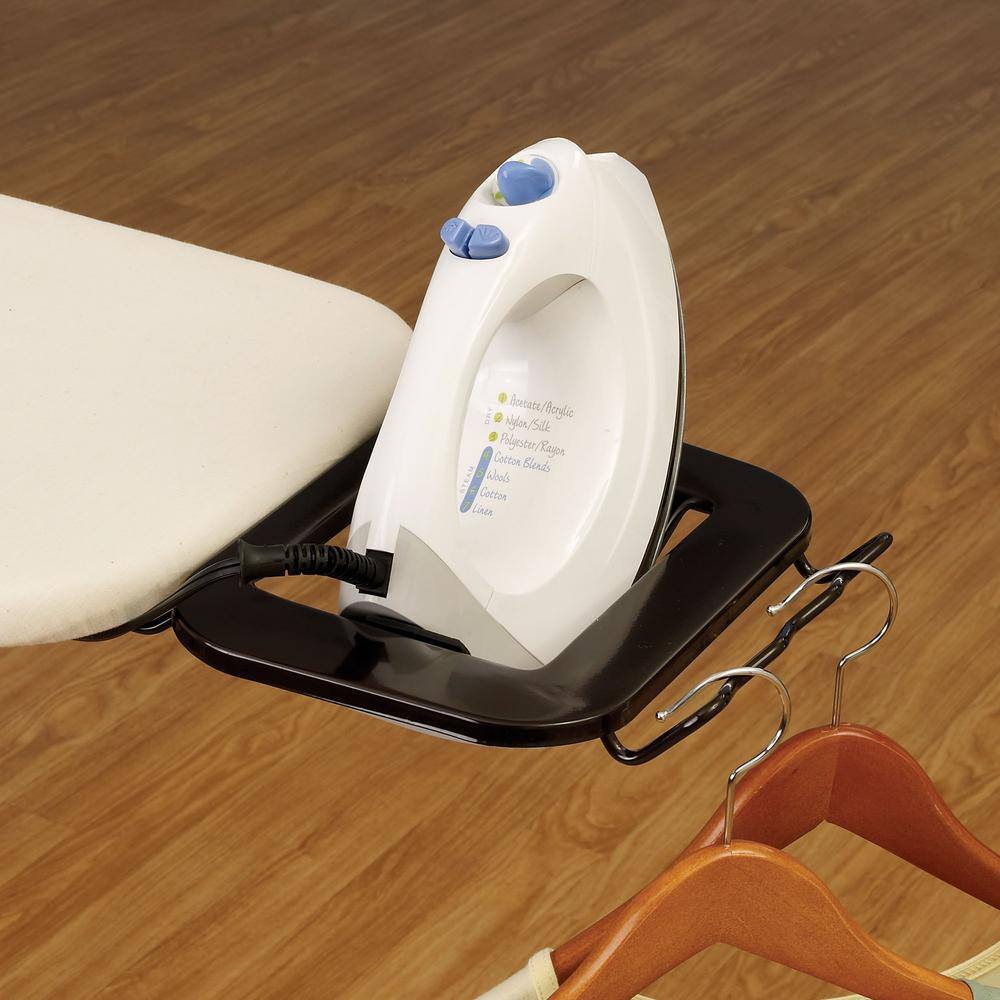 Household Essentials 54" Steel Top Ironing Board with Iron Rest and Natural Cover