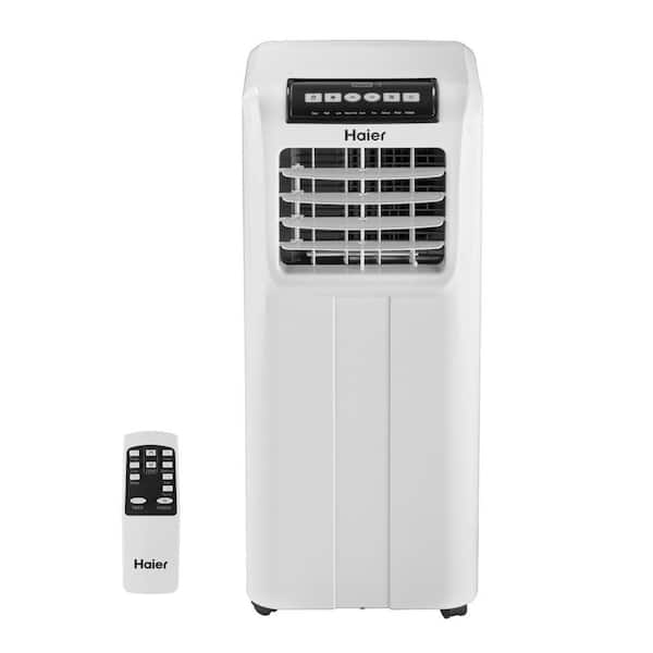 Haier 10,000 BTU 115-Volt Portable Air Conditioner with Dehumidifier in White
