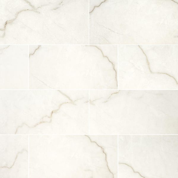 MSI Take Home Tile Sample-Briella Gold 4 in. x 4 in. Polished Porcelain Floor and Wall  Tile