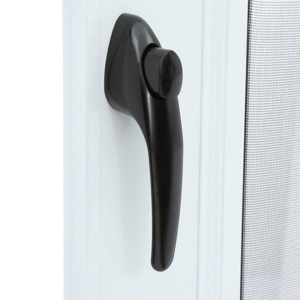 Emco 36 In X 80 In 100 Series White Self Storing Storm Door E1ss 36wh The Home Depot