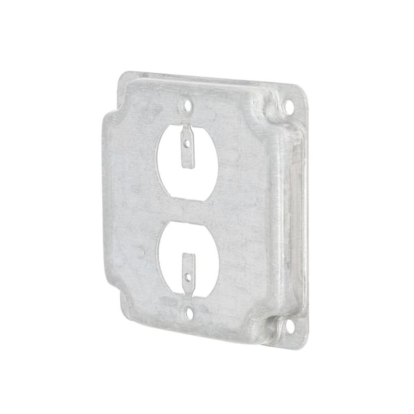 Hubbell Raco 814C 1 Toggle and 1 GFCI 4-Inch Square Exposed Work Cover Outdoor/Garden Store Model: 814C Repair & Hardware 