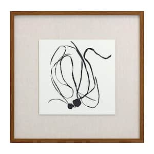 Naturalism II Framed Abstract Art Print 25 in. x 25 in.