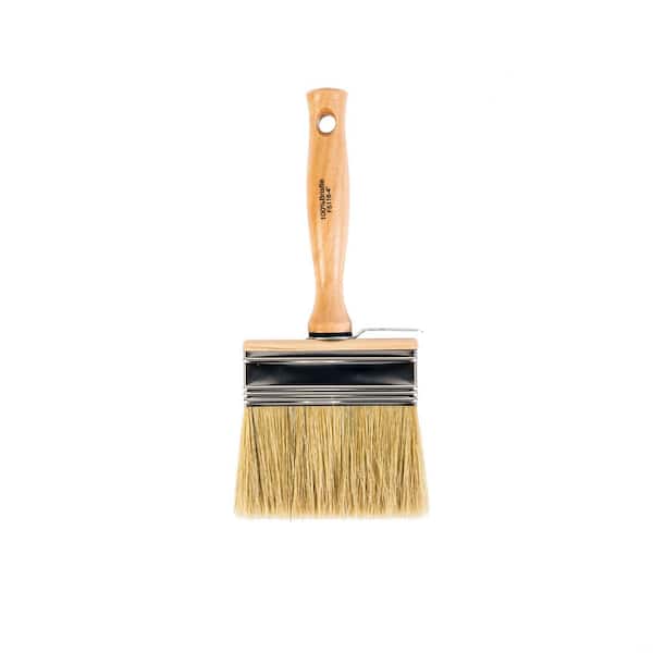 4 Inch Wide Paint Brush Soft Thick Household Bristle Utility Stain Brushes  for Interior and Outdoor Painting, Dusting