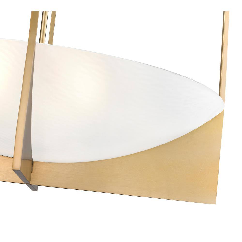 Modern Gold and Black 8-Light Steel Chandelier with Red Shades