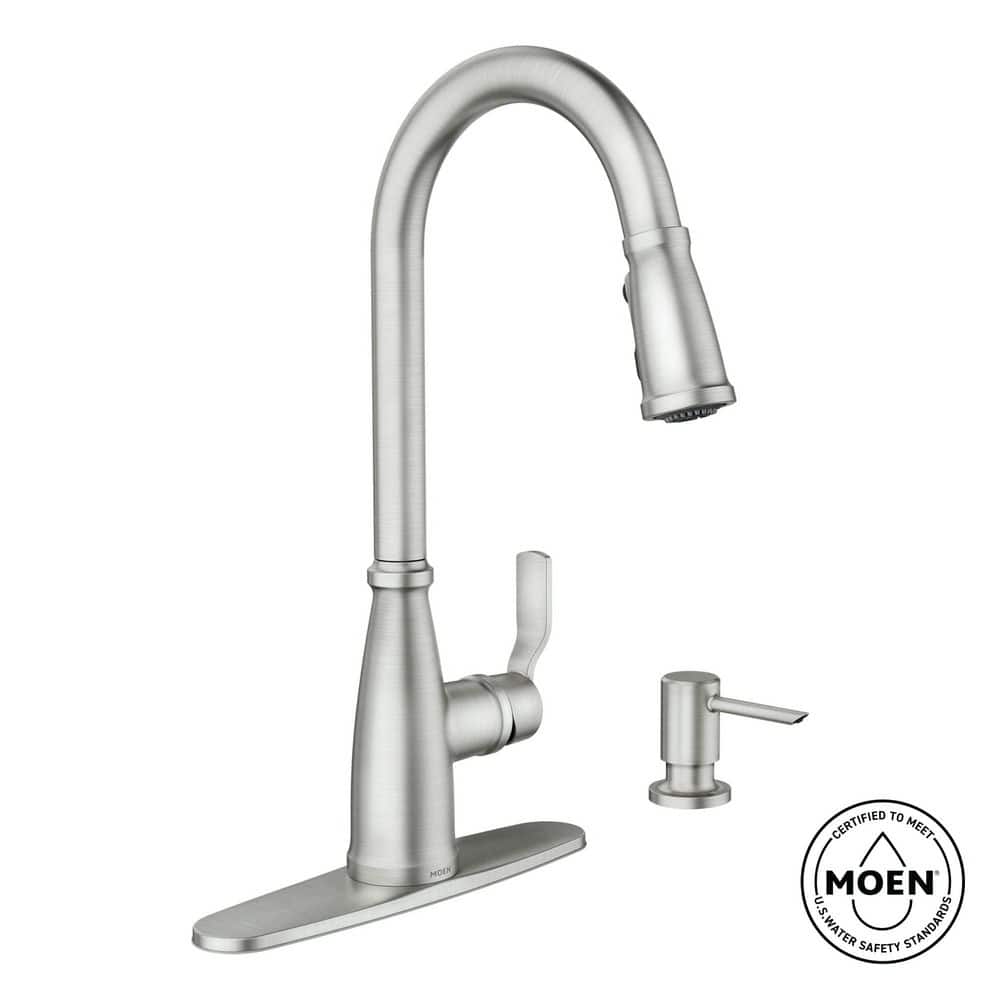 MOEN Nolia Single Handle Pull-Down Sprayer Kitchen Faucet